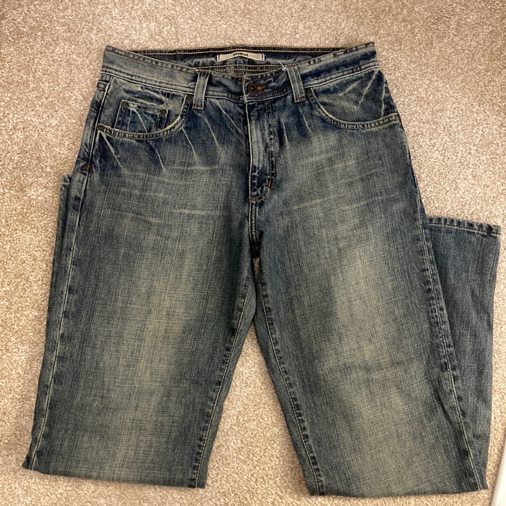 Men’s Mavi Low Rise, Straight Leg Jeans, Size 32/32